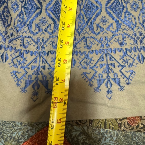 Anthropologie Floreat Sewing Circle Gray Dress, 10 - Picture 7 of 16